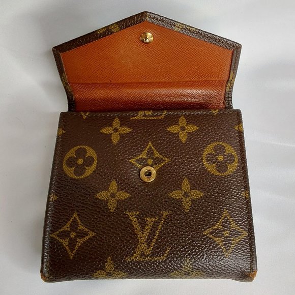 'LOUIS VUITTON' 'PORTEFEUILLE 'ELISE' TRIFOLD LEATHER MONOGRAM WALLET & BOX SET - Picture 3 of 16